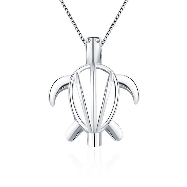 Sterling Silver Turtle Pendant