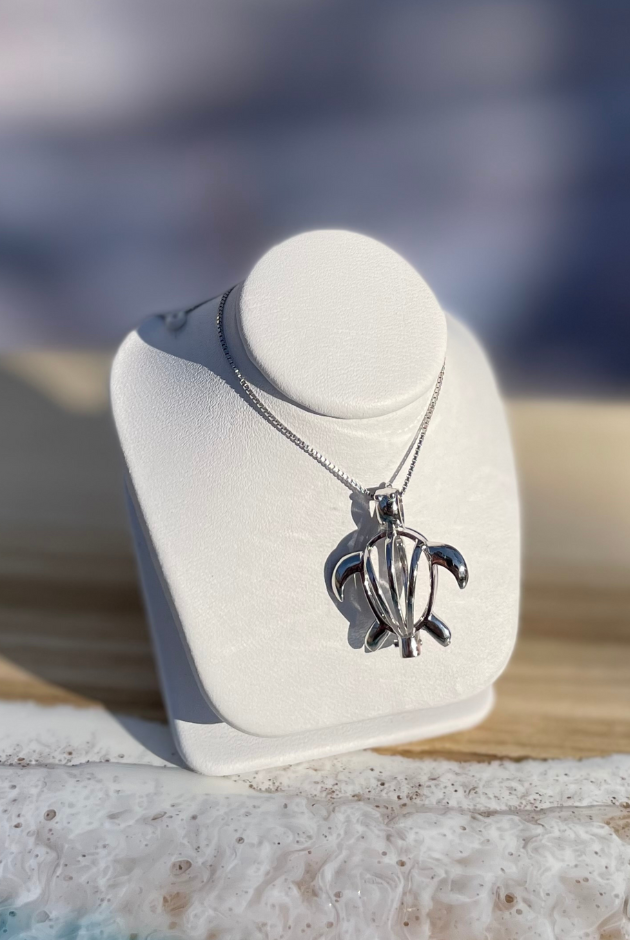 Sterling Silver Turtle Pendant